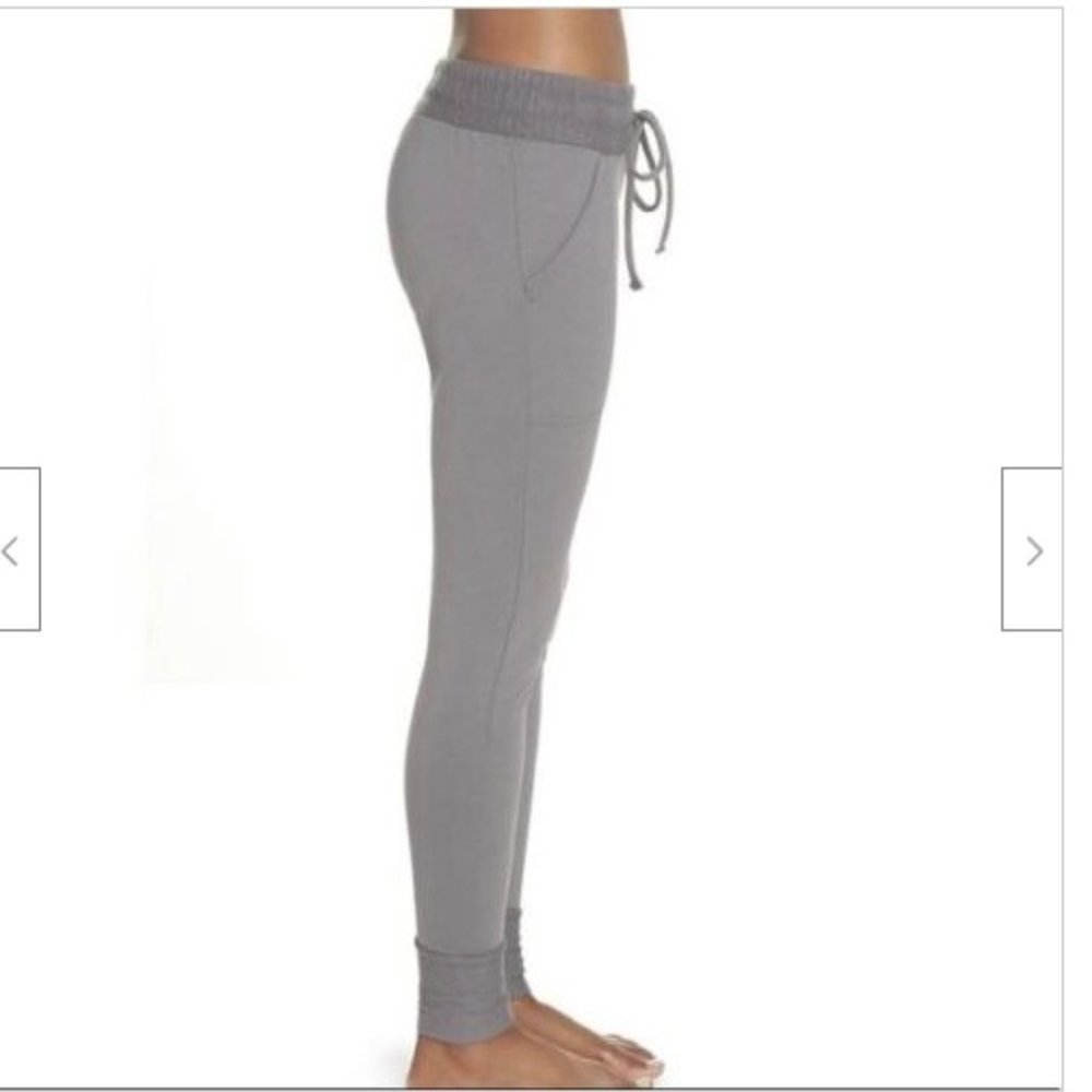 Free People Sunny Skinny Sweatpants in Charcoal Grey NWT - Picture 5 of 15